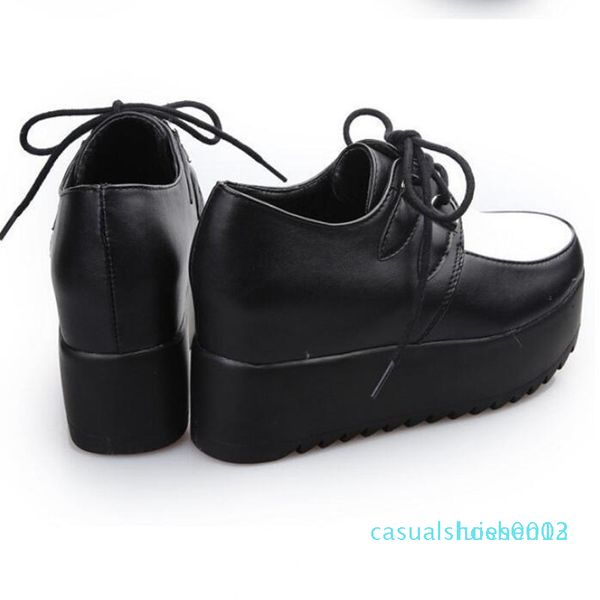women sneakers 2020 new fashion women casual shoes trends in female flats platform spring autumn lace up shoes size 35-40 c13, Black
women sneakers 2020 new fashion women casual shoes trends in female flats platform spring autumn lace up shoes size 35-40 c13, Black