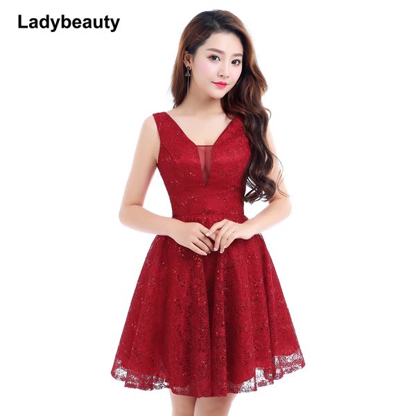 ladybeauty short prom dresses 2019 elegant lace sequins burgundy bride formal party dresses evening gown vestido de festa curto, White;black
ladybeauty short prom dresses 2019 elegant lace sequins burgundy bride formal party dresses evening gown vestido de festa curto, White;black