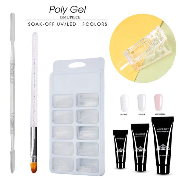 5pcs/set professional nails kit uv gel nail manicure nail tips extending poly builder gel set french manicure diy tools kit, Red;pink
5pcs/set professional nails kit uv gel nail manicure nail tips extending poly builder gel set french manicure diy tools kit, Red;pink