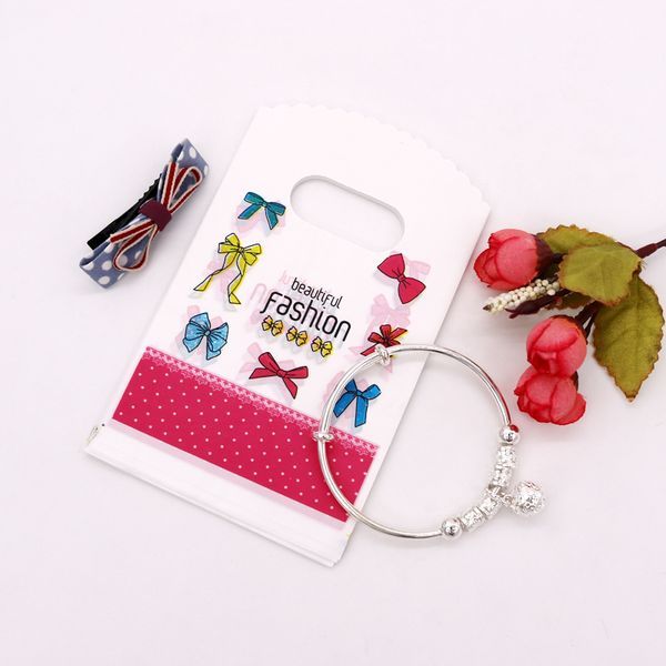 100pcs bags colorful printing bow plastic shopping bags for jewelry accessories packaging display plastic material 9*15cm, Pink;blue
100pcs bags colorful printing bow plastic shopping bags for jewelry accessories packaging display plastic material 9*15cm, Pink;blue