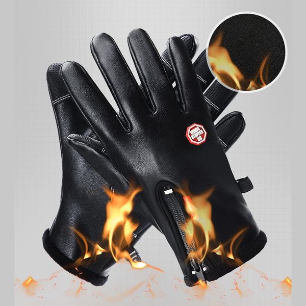 outdoor sports waterproof gloves bike riding gloves winter full finger mountaineering non-slip thickened windproof, Black
outdoor sports waterproof gloves bike riding gloves winter full finger mountaineering non-slip thickened windproof, Black