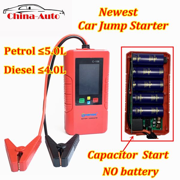 c-158 car jump starter no battery capacitor start car power bank unlimited use c158 battery power for petrol/diesel
c-158 car jump starter no battery capacitor start car power bank unlimited use c158 battery power for petrol/diesel