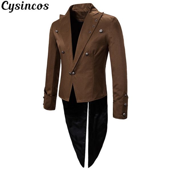 cysincos male singer performance costumes men's prom cocktali party dancing classic talicoat presenter fashion stage tuxedo, Black;brown
cysincos male singer performance costumes men's prom cocktali party dancing classic talicoat presenter fashion stage tuxedo, Black;brown