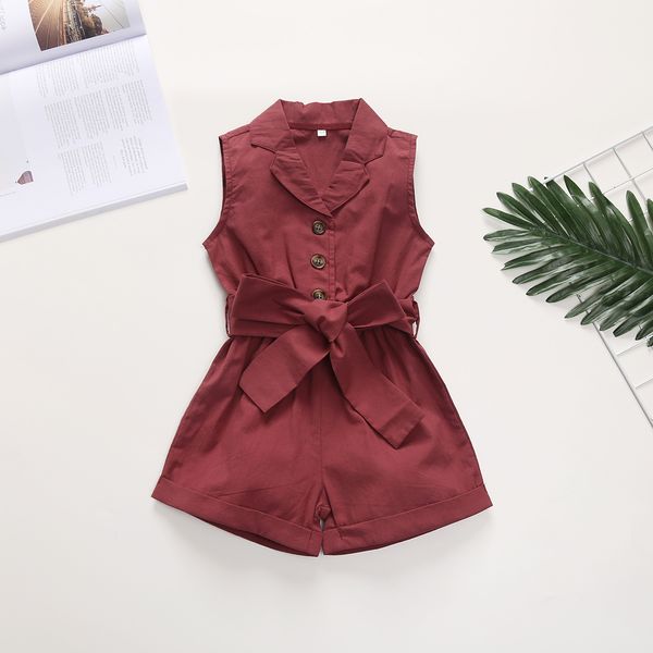 1-6y kids baby girl sleeveless v-neck solid color button romper jumpsuit playsuit outfits girls clothes, Blue
1-6y kids baby girl sleeveless v-neck solid color button romper jumpsuit playsuit outfits girls clothes, Blue