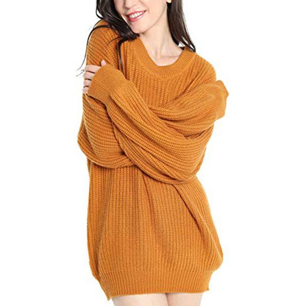 women sweater autumn winter solid color long sleeved round collar loose bottom sweet sweater, White;black
women sweater autumn winter solid color long sleeved round collar loose bottom sweet sweater, White;black