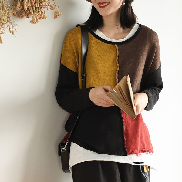 vintage color block sweaters women 2019 fashion korean style ladies clothes knitted jumpers korean female pullovers sa193s30, White;black
vintage color block sweaters women 2019 fashion korean style ladies clothes knitted jumpers korean female pullovers sa193s30, White;black