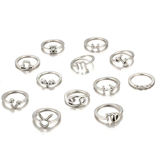 12pcs constellations ring set for women vintage boho fashion jewelry cancer leo virgo libra rings zodiac signs rings, Golden;silver
12pcs constellations ring set for women vintage boho fashion jewelry cancer leo virgo libra rings zodiac signs rings, Golden;silver