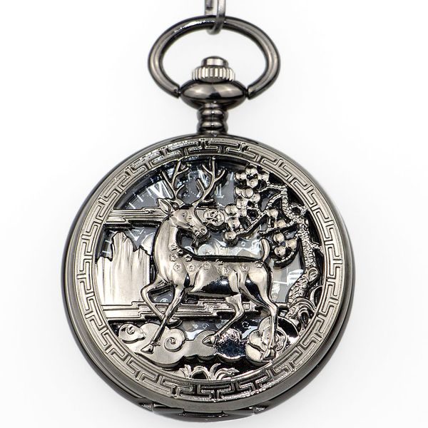 fashion luxury mechanical pocket watches mens hand wind up steampunk sika deer logo pocket watch with watch for gift, Slivery;golden
fashion luxury mechanical pocket watches mens hand wind up steampunk sika deer logo pocket watch with watch for gift, Slivery;golden