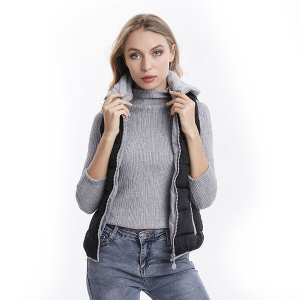 female slim vest fashion windproof waistcoat casual ladies ultralight sleeveless jackets new winter women warm vest for women, Black;white
female slim vest fashion windproof waistcoat casual ladies ultralight sleeveless jackets new winter women warm vest for women, Black;white