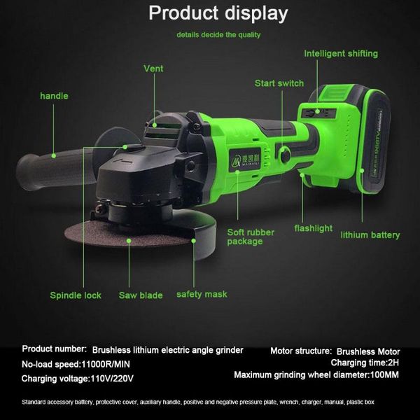 220v angle grinder cordless auto-adjust brushless magnetic motor for cutting wood furniture jade metal grindering power tools
220v angle grinder cordless auto-adjust brushless magnetic motor for cutting wood furniture jade metal grindering power tools