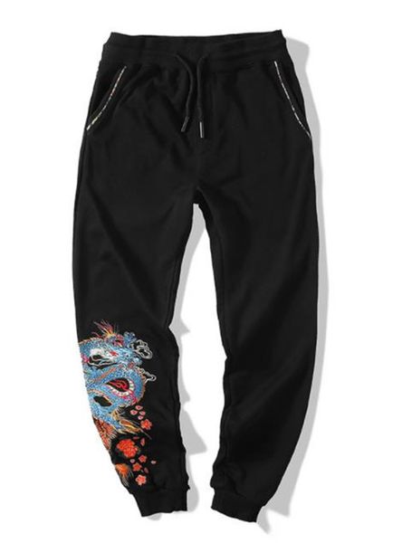 dragon embroidery mens designer pants fashion loose drawstring pocket panelled mens pencil pants casual males clothing, Black
dragon embroidery mens designer pants fashion loose drawstring pocket panelled mens pencil pants casual males clothing, Black