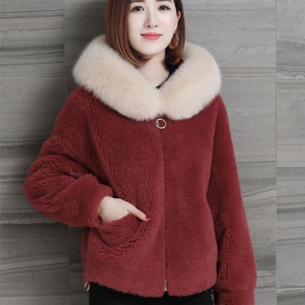 2019 winter female new thick warm faux fur coat women fashion large fur collar hooded parka casual loose long sleeve jacket z444, Black
2019 winter female new thick warm faux fur coat women fashion large fur collar hooded parka casual loose long sleeve jacket z444, Black