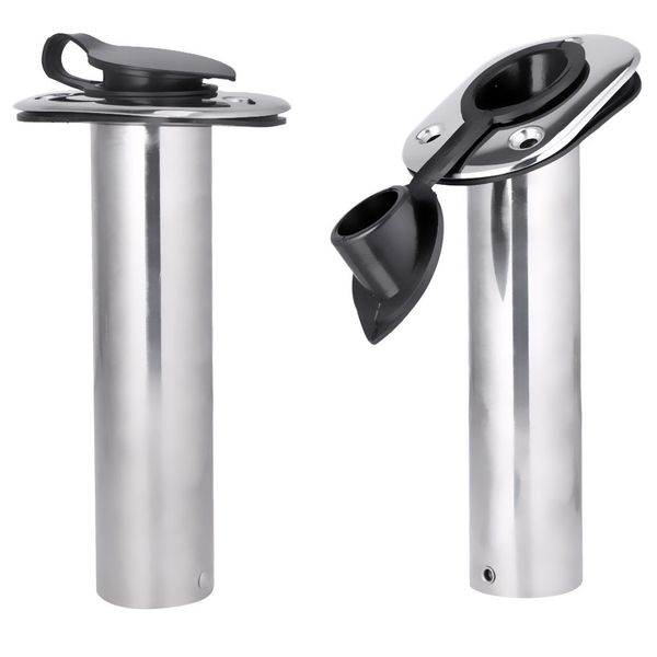 2pcs stainless steel 30 degree / 90 degree flush mount fishing rod holder
2pcs stainless steel 30 degree / 90 degree flush mount fishing rod holder