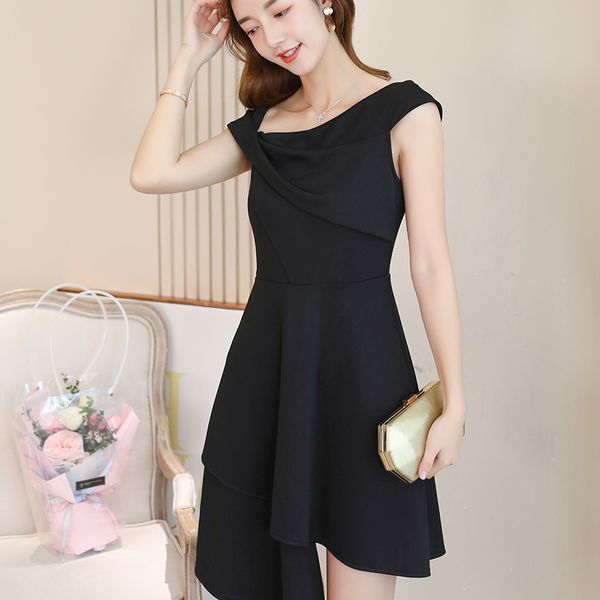 spring-summer new korean version of women's fashion wild fashion solid color slim-fit casual dress, Black;pink
spring-summer new korean version of women's fashion wild fashion solid color slim-fit casual dress, Black;pink
