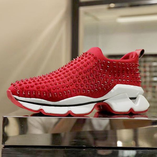sports shoeschanel 2020 wild red british studded spikes flats casual shoes red shoes luxury mens womens party lovers leather sneakers, Black
sports shoeschanel 2020 wild red british studded spikes flats casual shoes red shoes luxury mens womens party lovers leather sneakers, Black