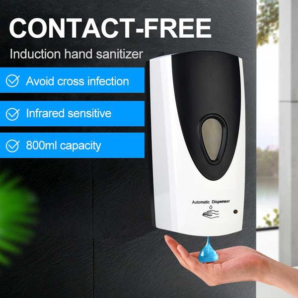800ml auto soap dispenser touchless handsir sensor liquid bathroom hand wash hand disinfection for kitchen bathroom
800ml auto soap dispenser touchless handsir sensor liquid bathroom hand wash hand disinfection for kitchen bathroom
