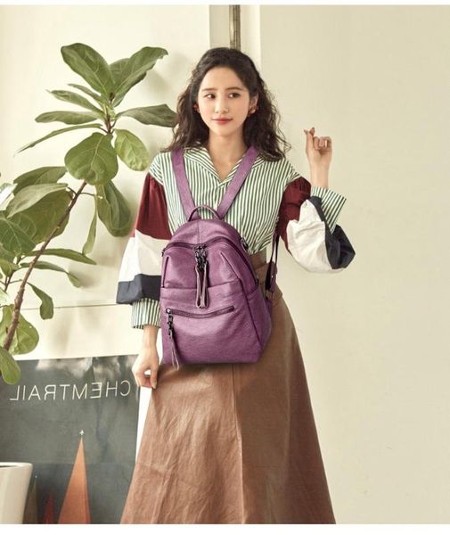 multifunctional backpack women's 2020 new pu soft leather backpack fashion travel
multifunctional backpack women's 2020 new pu soft leather backpack fashion travel