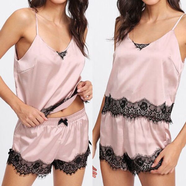женщины дамы сатин lace 2pcs розовый черный цветочные кружева strappy lingerie пижама наборы night nightgown пижамы, Black;red
женщины дамы сатин lace 2pcs розовый черный цветочные кружева strappy lingerie пижама наборы night nightgown пижамы, Black;red