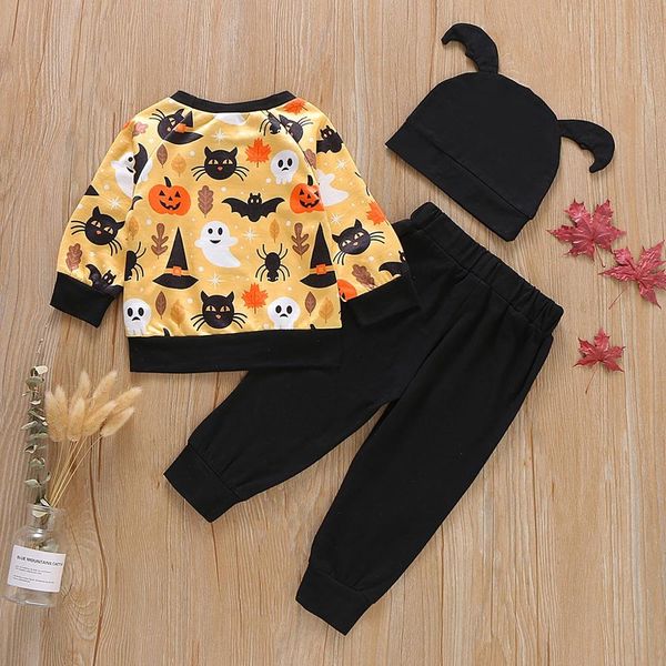 девочка мальчик одежда хлопок setshalloween детские дети с длинным рукавом мультфильм печатных топы + брюки + шляпа комплект одежды костюм 2, White
девочка мальчик одежда хлопок setshalloween детские дети с длинным рукавом мультфильм печатных топы + брюки + шляпа комплект одежды костюм 2, White