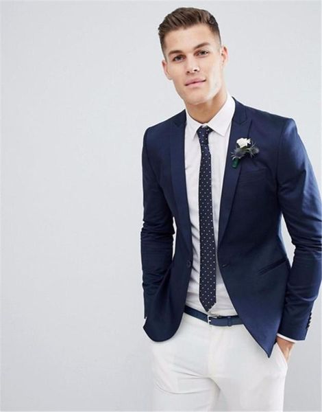 navy blue wedding suit and white pants slim fit mens suit 2 pieces set (jacket+pants) custom made blazer terno, White;black
navy blue wedding suit and white pants slim fit mens suit 2 pieces set (jacket+pants) custom made blazer terno, White;black
