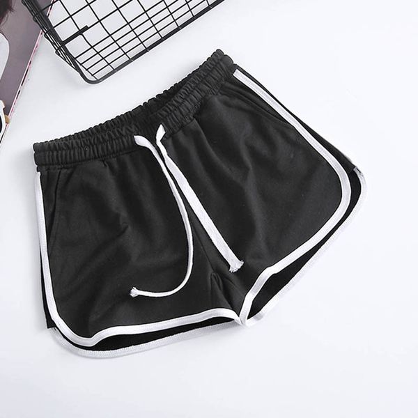 elastic drawstring shorts summer female fashion leisure shorts elastic waist short pants soft solid patchwork casual, White;black
elastic drawstring shorts summer female fashion leisure shorts elastic waist short pants soft solid patchwork casual, White;black