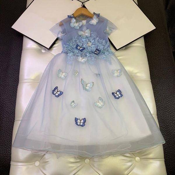 european and american children's wear 2020 summer new style sleeveless three-dimensional butterfly embroidery baby girl's dress, Blue
european and american children's wear 2020 summer new style sleeveless three-dimensional butterfly embroidery baby girl's dress, Blue