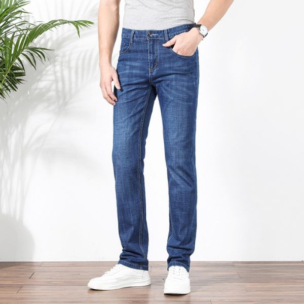 2020 jeans men's casual loose straight men's trousers simple 100 pairs trendy trousers summer thins have increased size, Blue
2020 jeans men's casual loose straight men's trousers simple 100 pairs trendy trousers summer thins have increased size, Blue