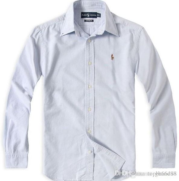 2019 autumn and winter new men's long-sleeved cotton shirt solid color men's casual polo shirt fashion oxford shirt social brand c, White;black
2019 autumn and winter new men's long-sleeved cotton shirt solid color men's casual polo shirt fashion oxford shirt social brand c, White;black