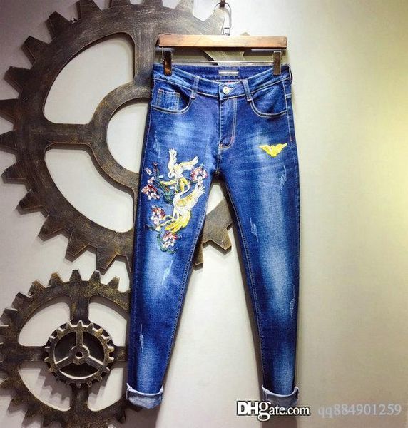 2019 famous brand skinny jeans designer jeans men fashion street wear men s designer shorts pants mens jeans, Blue
2019 famous brand skinny jeans designer jeans men fashion street wear men s designer shorts pants mens jeans, Blue