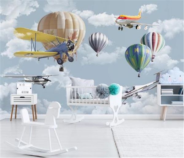 3d wall paper nordic minimalist hand-painted cartoon airplane balloon children's room background wall decoration beautiful wallpaper
3d wall paper nordic minimalist hand-painted cartoon airplane balloon children's room background wall decoration beautiful wallpaper