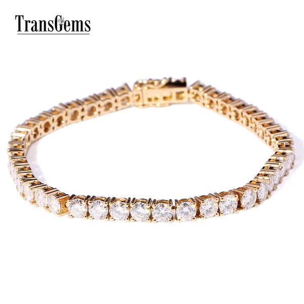 transgems solid 14k yellow gold 1.33 ctw 2.3mm diameter f color moissanite tennis for women wedding link bracelets c19032501, Black
transgems solid 14k yellow gold 1.33 ctw 2.3mm diameter f color moissanite tennis for women wedding link bracelets c19032501, Black