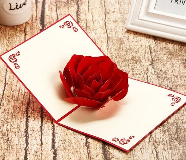 3d pop up rose greeting card red rose romantic blessing card message cards for lover valentine's day
3d pop up rose greeting card red rose romantic blessing card message cards for lover valentine's day