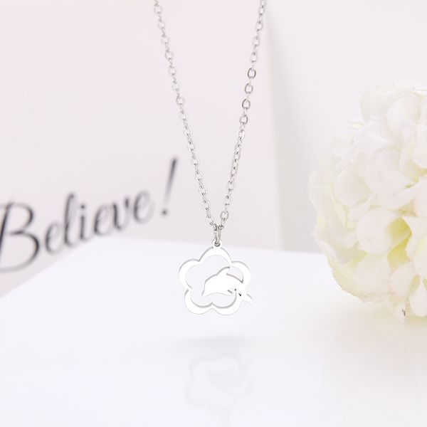 new arrival high-quality stainless steel for women necklace cute dolphin pendant animal gold and silver color necklace jewelry for girls
new arrival high-quality stainless steel for women necklace cute dolphin pendant animal gold and silver color necklace jewelry for girls