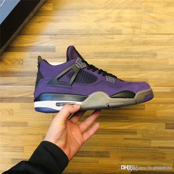 2019 выпуск трэвис скотт x air retroing 4 хьюстон ойлерз кактус джек mens 4s баскетбол обувь фиолетовый замша кроссовки с коробкой 308497-40
2019 выпуск трэвис скотт x air retroing 4 хьюстон ойлерз кактус джек mens 4s баскетбол обувь фиолетовый замша кроссовки с коробкой 308497-40