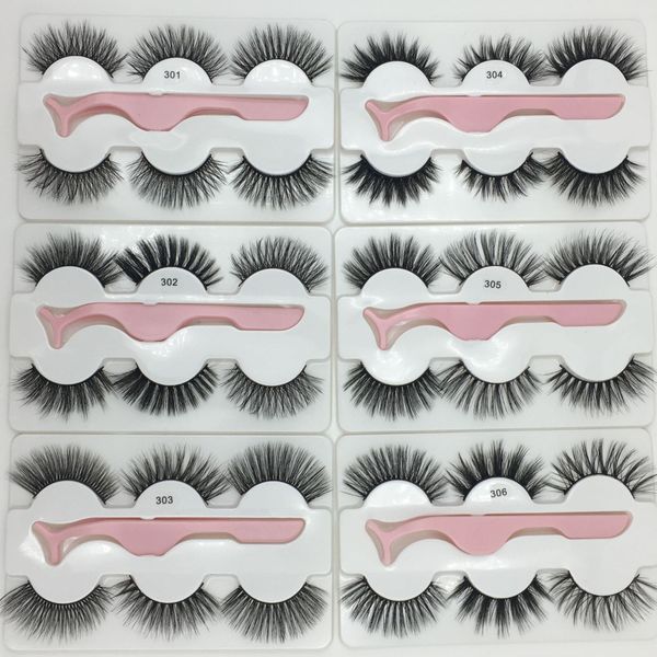 new arrival mink false eyelashes 3 pairs set natural long thick fake lashes with tweezer laser packaging 6 models drop shipping
new arrival mink false eyelashes 3 pairs set natural long thick fake lashes with tweezer laser packaging 6 models drop shipping