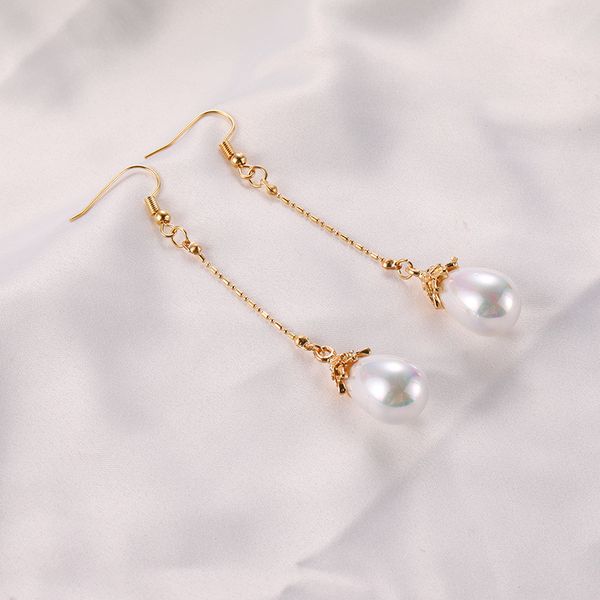 kpop earrings women pearl water drop shaped girls fashion gift long earrings pearl for women jewelry 8cm, Golden;silver
kpop earrings women pearl water drop shaped girls fashion gift long earrings pearl for women jewelry 8cm, Golden;silver