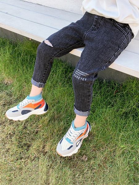 boys slim-fit jeans in the spring and autumn tide leisure pants baby western style models of children's clothing boy, Blue
boys slim-fit jeans in the spring and autumn tide leisure pants baby western style models of children's clothing boy, Blue
