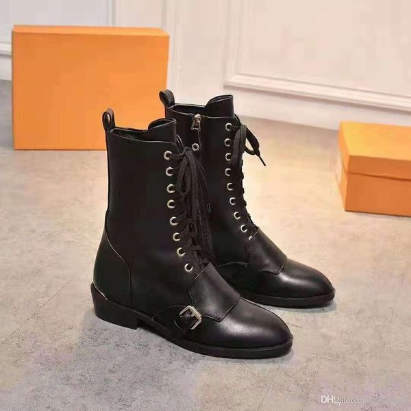 european station metal buckle chunkly heel leather round toe lace-up martin boots low heels zipper leather boots, Black
european station metal buckle chunkly heel leather round toe lace-up martin boots low heels zipper leather boots, Black