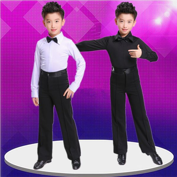 long sleeve boys latin dance clothing spring summer children dance clothing children latin professional ballet costumes, Black;red
long sleeve boys latin dance clothing spring summer children dance clothing children latin professional ballet costumes, Black;red