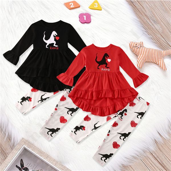 baby gilrs tracksuit kids love heart dinosaur printed long sleeve t-shirt + pants two-piece suit clothes for 6m-5y christmas gifts a122002, White
baby gilrs tracksuit kids love heart dinosaur printed long sleeve t-shirt + pants two-piece suit clothes for 6m-5y christmas gifts a122002, White