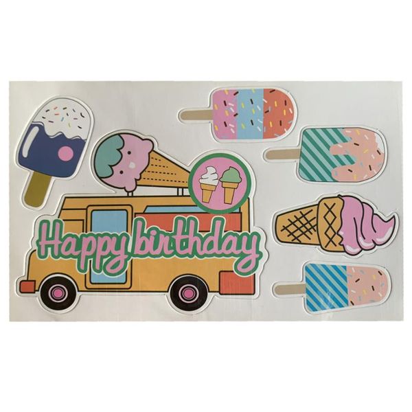 42pcs in 7 set material package ice cream car pattern cake ers birthday cake decoration for birthday party (assorted color
42pcs in 7 set material package ice cream car pattern cake ers birthday cake decoration for birthday party (assorted color
