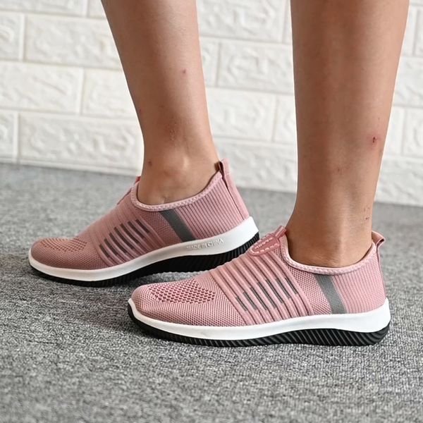women flat knit woman casual slip on vulcanized shoes female mesh soft breathable women's footwear for ladies sneaker mx200425, Black
women flat knit woman casual slip on vulcanized shoes female mesh soft breathable women's footwear for ladies sneaker mx200425, Black