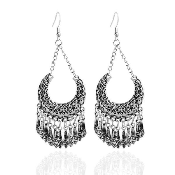 boho tassle dangle earrings for women earrings bohemia ethnic jewelry accessories silver colour gift dropshipping
boho tassle dangle earrings for women earrings bohemia ethnic jewelry accessories silver colour gift dropshipping