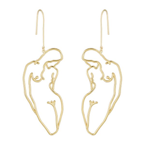 original om female body form wire earrings 2019 abstract body lady face dangle earrings for women big statement earrings, Silver
original om female body form wire earrings 2019 abstract body lady face dangle earrings for women big statement earrings, Silver