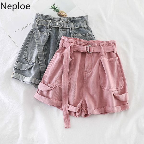 neploe vintage double pockets demin shorts korean causal solid women bottoms 2020 spring summer belt high waist shorts 59304, White;black
neploe vintage double pockets demin shorts korean causal solid women bottoms 2020 spring summer belt high waist shorts 59304, White;black