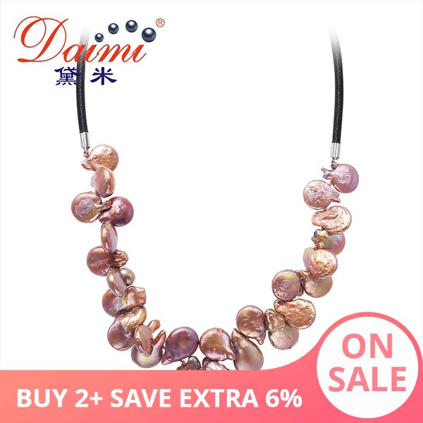 daimi big coin pearl 4 color necklace colorful jewelry, trendy style rope 13-14 mm natural pearl necklaces, Silver
daimi big coin pearl 4 color necklace colorful jewelry, trendy style rope 13-14 mm natural pearl necklaces, Silver
