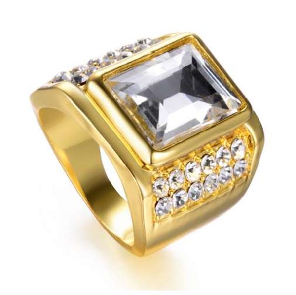 romad ices out hip hop rings men women stainless steel big stone geometric square finger ring, Golden;silver
romad ices out hip hop rings men women stainless steel big stone geometric square finger ring, Golden;silver