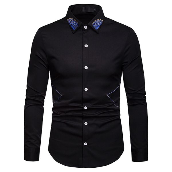 camisas masculinas shirt men long sleeve pure color button painting large size casual blouse shirts camisa masculina, White;black
camisas masculinas shirt men long sleeve pure color button painting large size casual blouse shirts camisa masculina, White;black