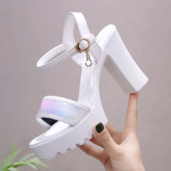 women sandals 2020 new fashion high-heeled for party female sandals sequins open-toe ankle-buckle lady casual elegant shoes, Black
women sandals 2020 new fashion high-heeled for party female sandals sequins open-toe ankle-buckle lady casual elegant shoes, Black