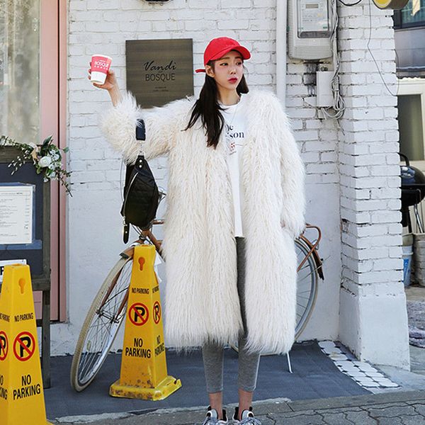 fur coat female winter 2019 korean long women fur coat loose plush lambswool jacket warm boutique fashion outerwear, Black
fur coat female winter 2019 korean long women fur coat loose plush lambswool jacket warm boutique fashion outerwear, Black